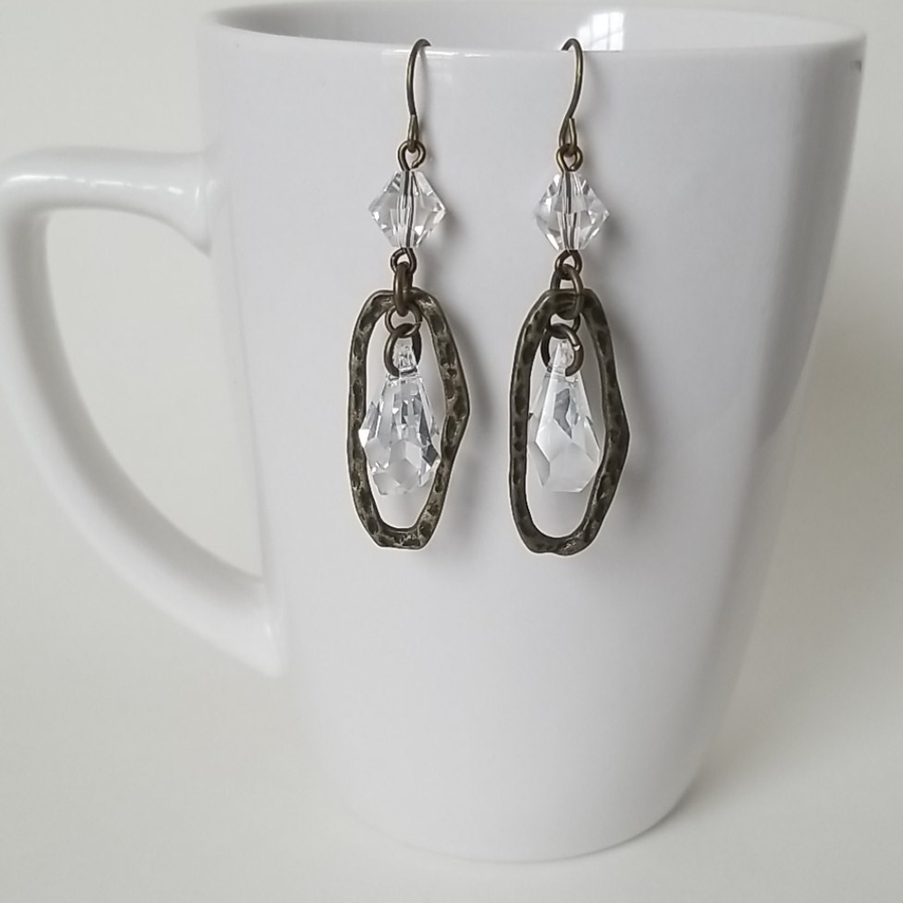 Unique and beautiful Swarovski crystal earrings